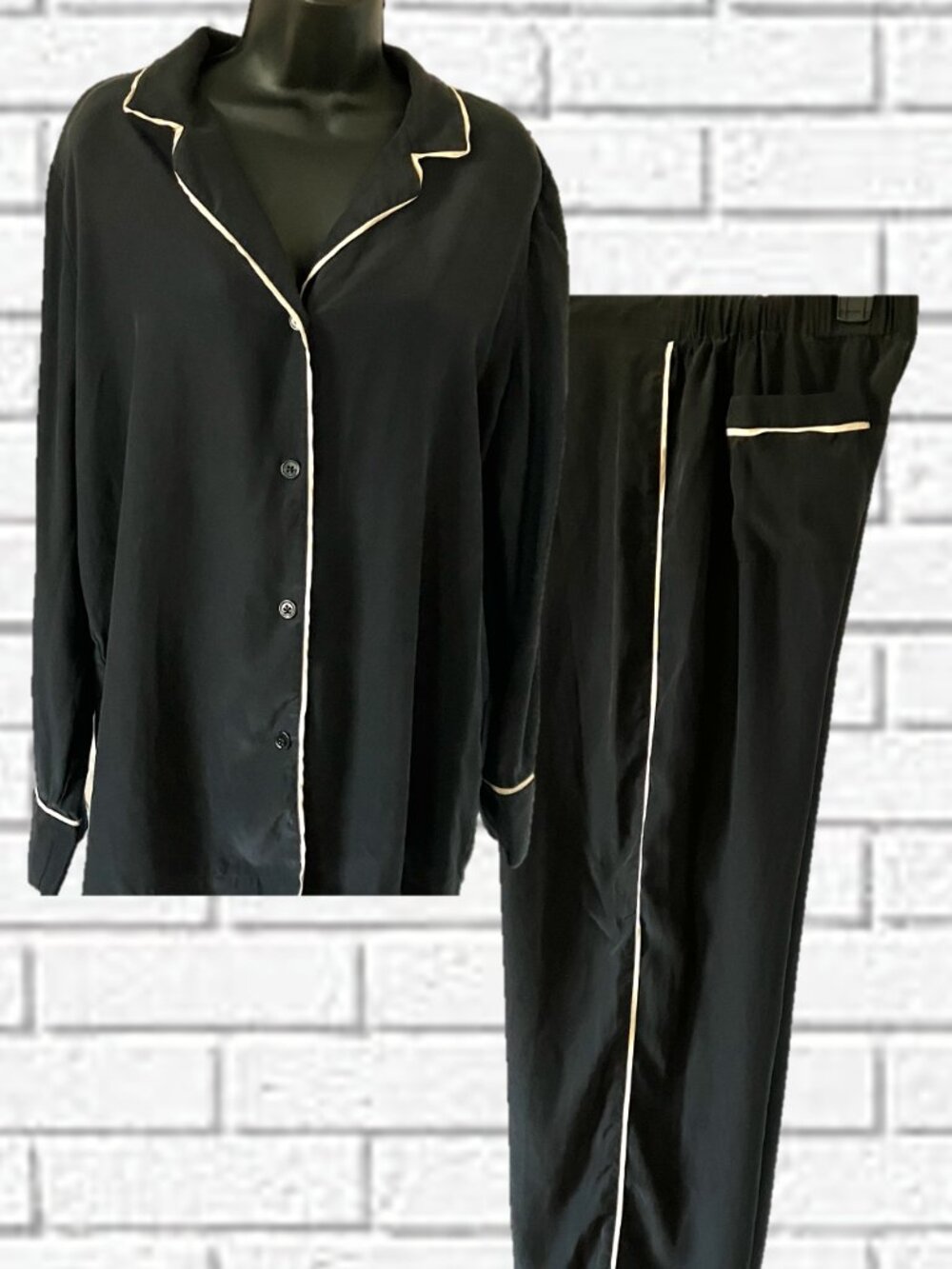Jenni Kayne Silk Pajama's Set -  Sleepwear Lounge